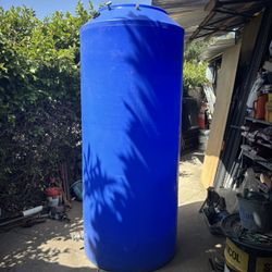 300-gallon plastic storage tank