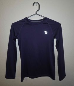 Baleaf - Boys - Medium - Tech Performance Shirt - Fitted - Long Sleeve - Polyester - Navy