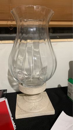 Beautiful glass vase with stand