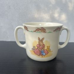 Vintage Royal Doulton | BUNNYKINS Two-Handled Mug | THE DOLLS HOUSE | So sweet!