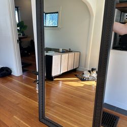 Standing vintage mirror