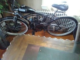 White wall motor bike