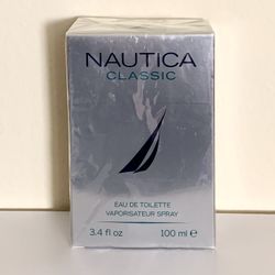 New in Box - Nautica Classic Eau De Toilette for Men Fragrance Cologne