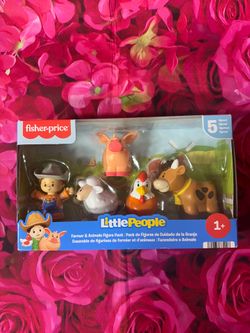 Farmer and farm animals Little People Set