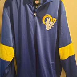 Los Angeles Rams Blue Full Zip Jacket