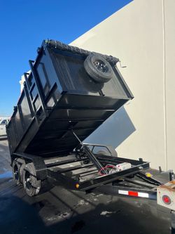 New Dump Trailer 12x8x4