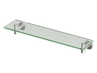 Latitude2- Satin Nickel Glass Shelves