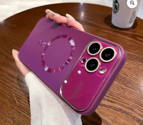 Magnetic Case for iPhone 15 Pro Max Case [Compatible with MagSafe] [Full Camera Lens Protector & Military Grade Drop Tested] Scratch Resistant