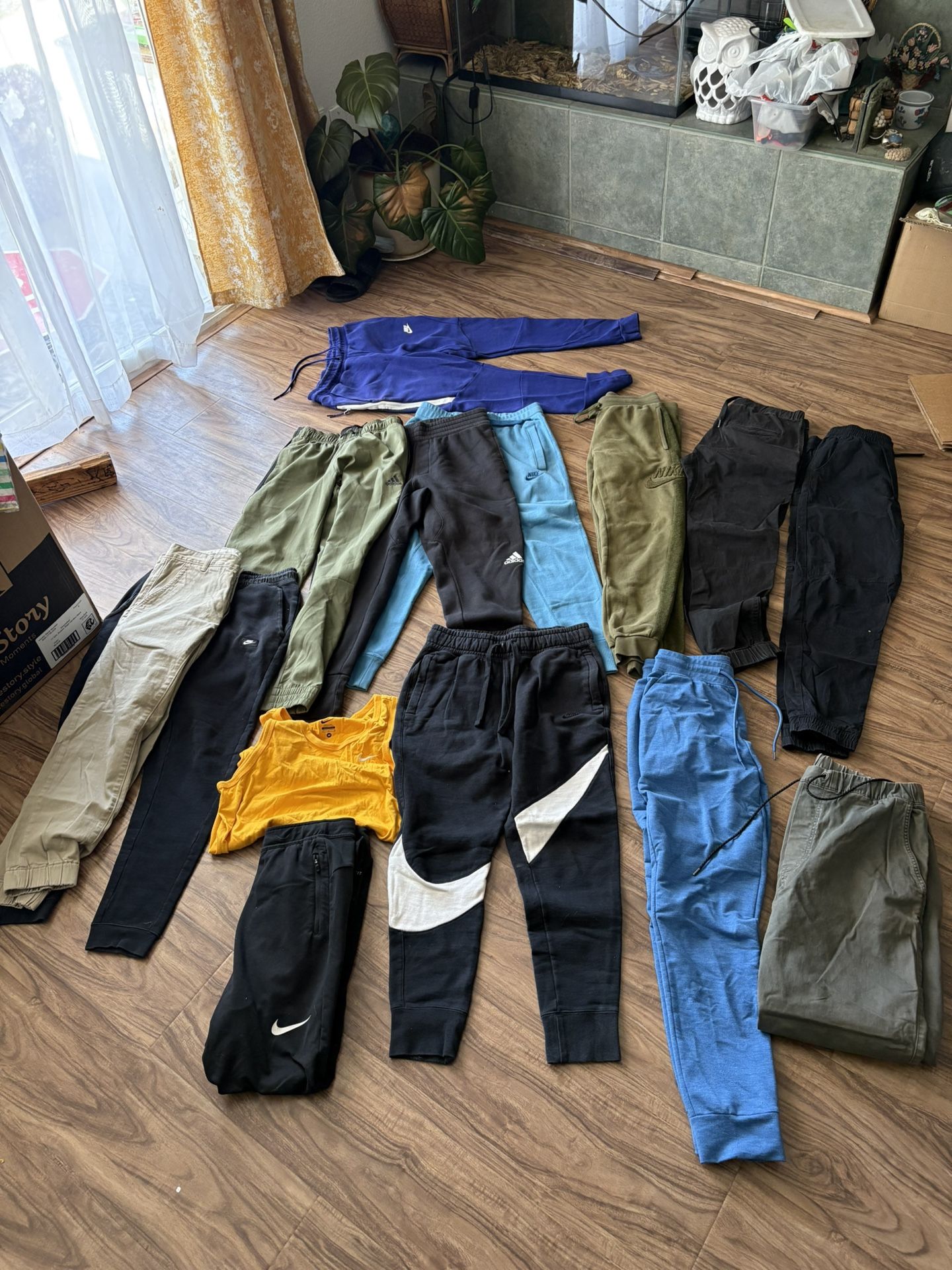 Nike Adidas pants 