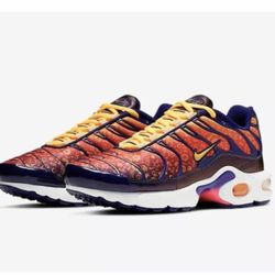 Nike Air Max Plus GS 'Back 2 School' Purple Orange CI9932-500 4Y NEW