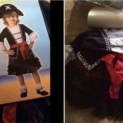 Childs Pirate Dress Halloween Costume