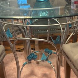 Two Hand paint Tables/end Table Living Room Table