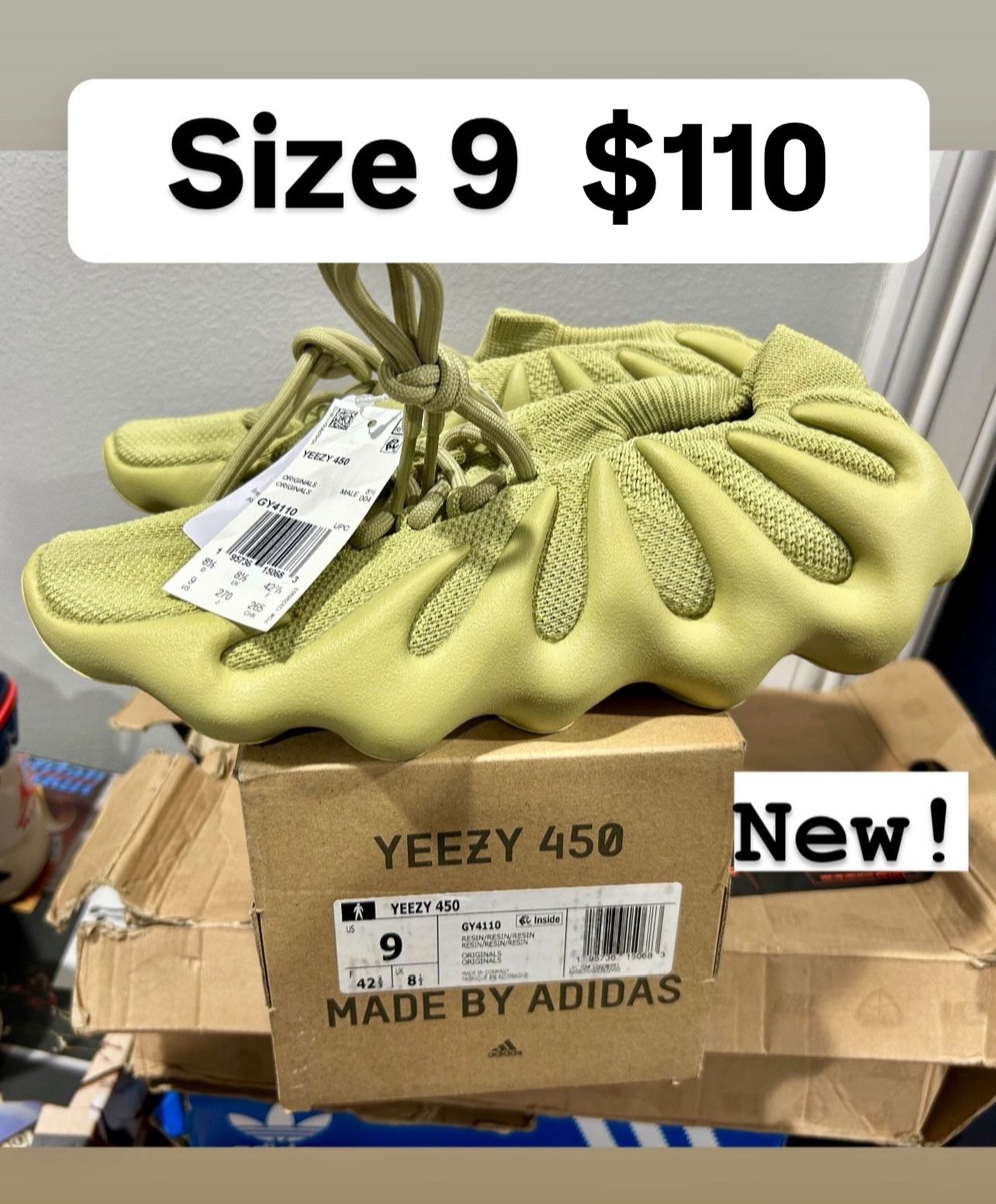 Yeezy Adidas 450 Size 9 Brand New