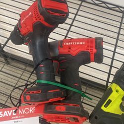 Two Craftsman Drill………. $60 With Battery’s 