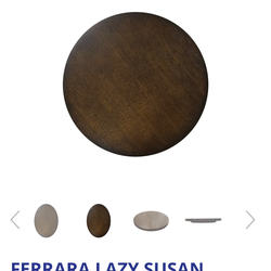 Lazy Susan walnut 21’