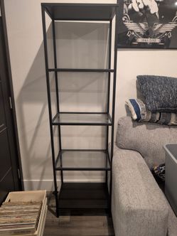IKEA 4 shelf glass