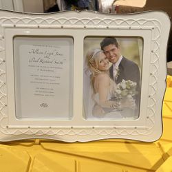 Lenox-Bliss-Double-Invitation-7-Inch Frame