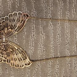 Very Large Butterfly Necklace