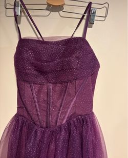 Sparkling dark purple dress size 6