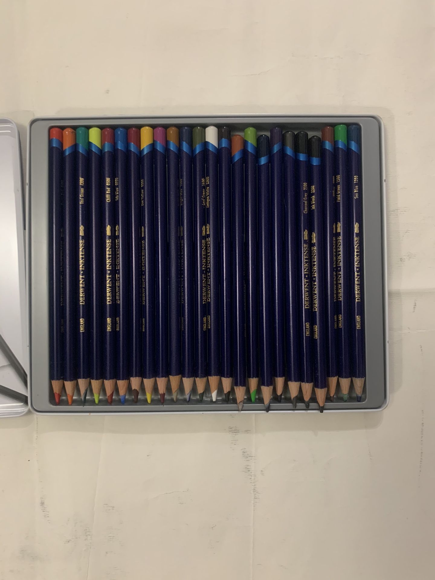 Derwent inktense water soluble colored pencils