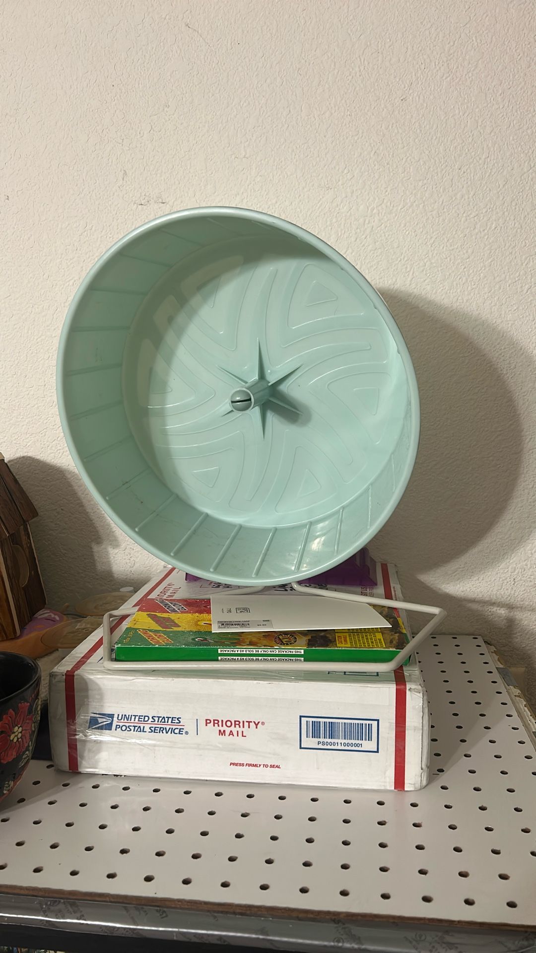 12 Inch Diameter Hamster Wheel - Full Cheeks