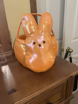 Adorable Orange Peep Easter Basket
