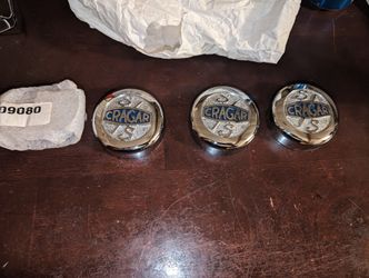 3 Cragar Center Caps