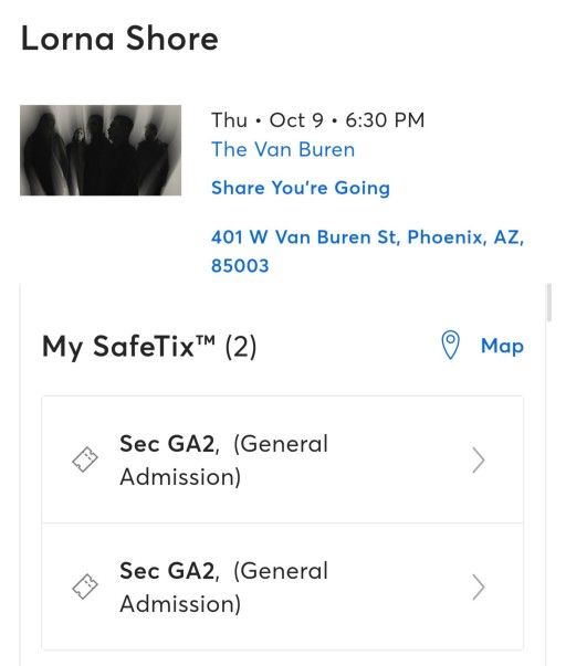 Lorna Shore Tickets Phoenix AZ