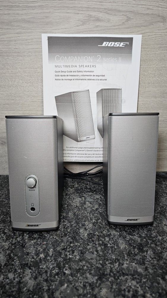 Bose Companion 2 Series II Multimedia Speaker System (Bose CD player NOT INCLUDED)