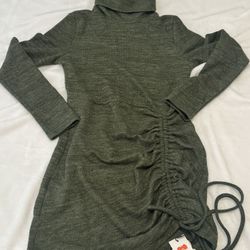 Cider Ruched Mini Dress