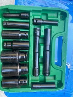 1/2” Drive Metric Impact Socket Set 8–32mm with Case