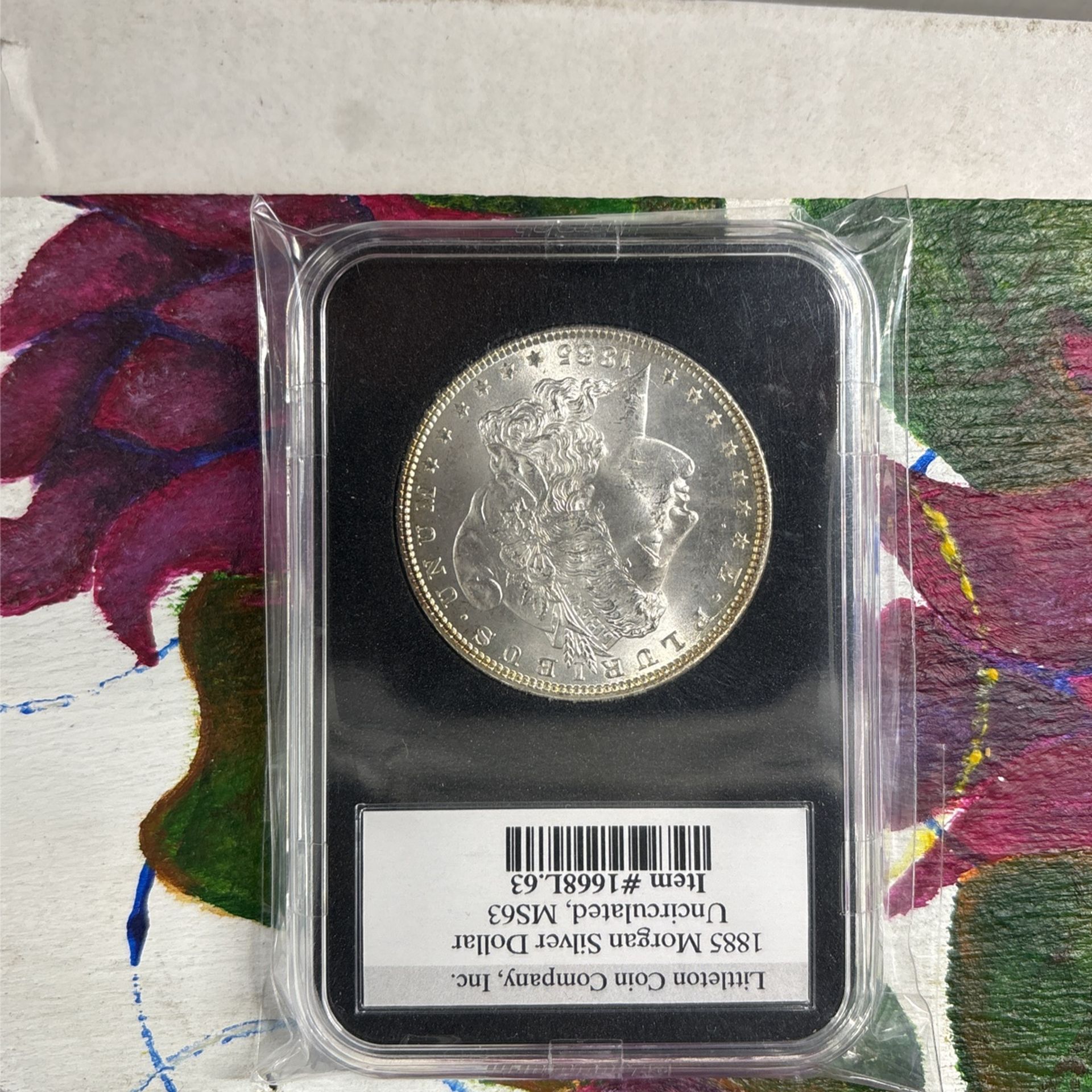 1885 Morgan Silver $1 Uncirculated Rim Toned MS63 By Littleton Coin Company, Inc.