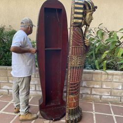 Egyptian sarcophagus cabinet