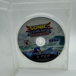 Sonic & All-Stars Racing Transformed (PlayStation 3 PS3, 2012) Disc Only Tested