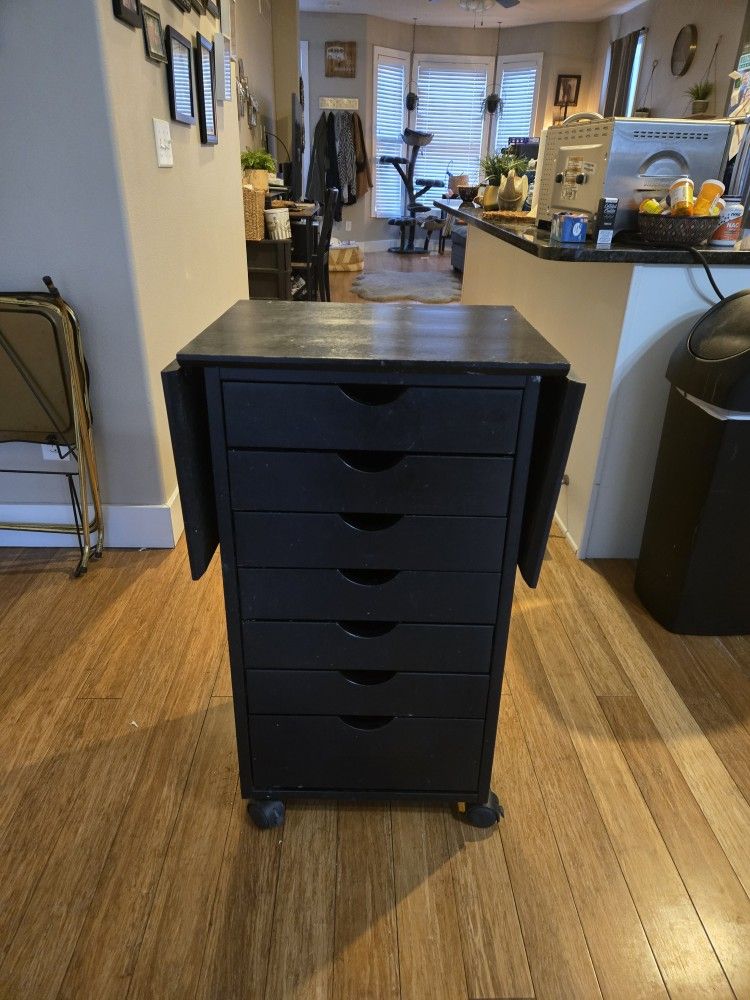 Storage Cabinet/Table On Wheels