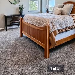 Bed Frame W/ Headboard/Nightstands (2)/Dresser