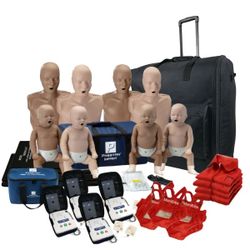 Whole training set of CPR Adult Manikin & Infant Manikin 4-Pack practi-mask, 4 pack-AED UltraTrainers