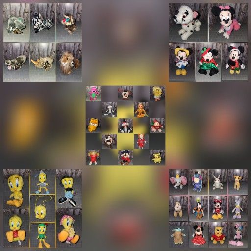 Large Stuffed Animal Lot (43 In Total)