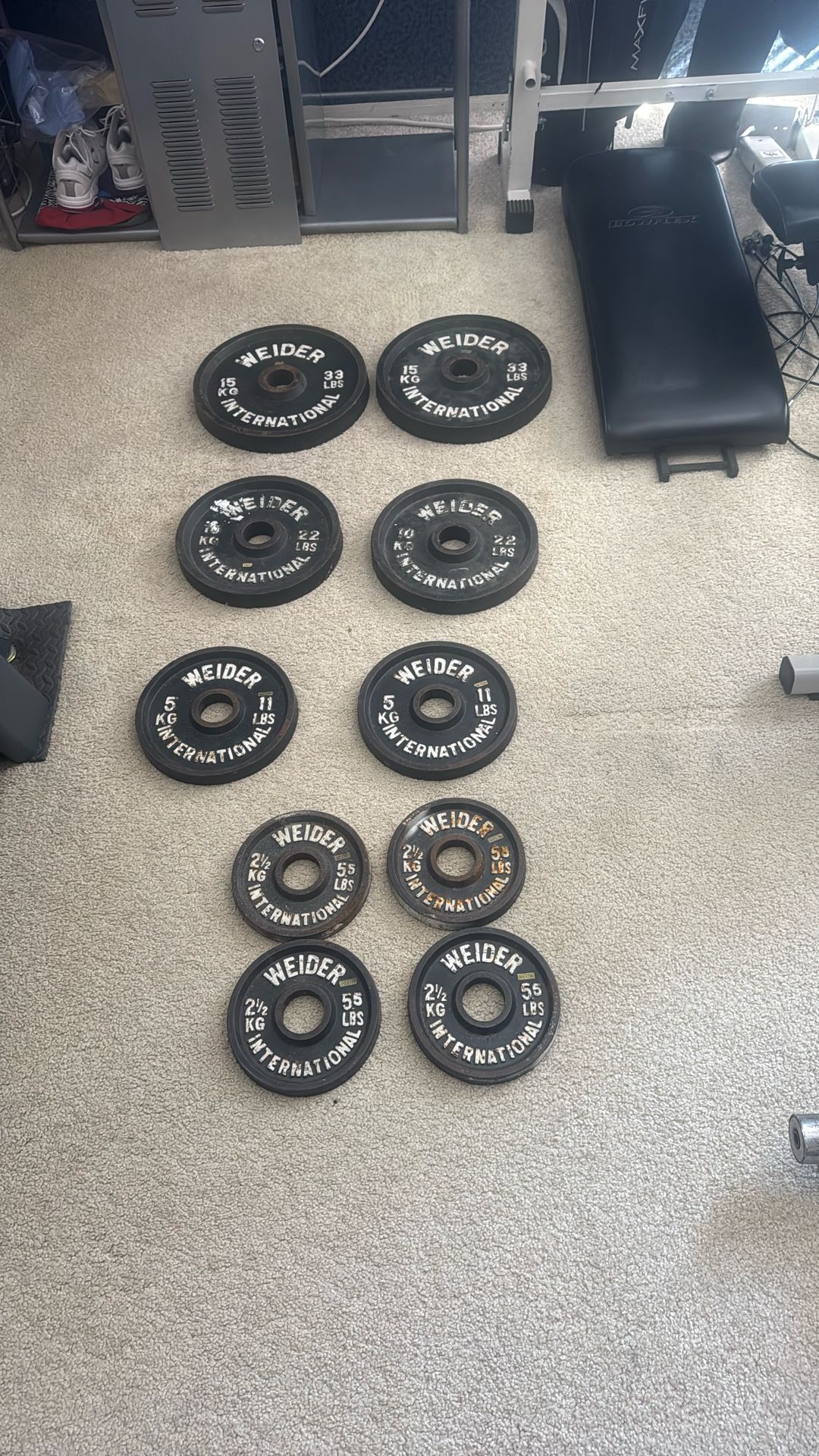 Weider Barbell Weights