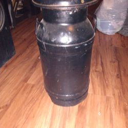 Antique Metal Milk Jug