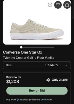 Converse One Star Ox—Tyler the Creator Golf le Fleur Vanilla