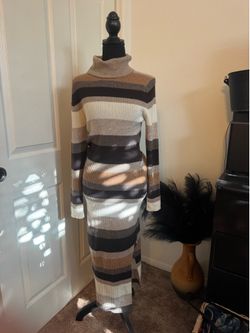 Turtle neck sweater dress size medium