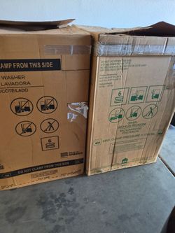 New in box washer and dryer