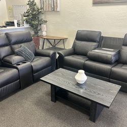 Ashley Reclining Sofa And Loveseat 