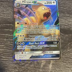 Persian GX Pokemon Card 