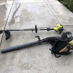 Ryobi BP42 185mph Gas Backpack Leaf Blower