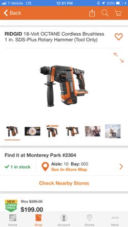 Rigid rotary hammer