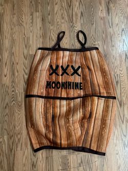 XXX Moonshine Barrel Halloween Costume