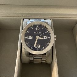 Nixon Corporal SS Blue Sunray Dial Stainless Steel Watch 