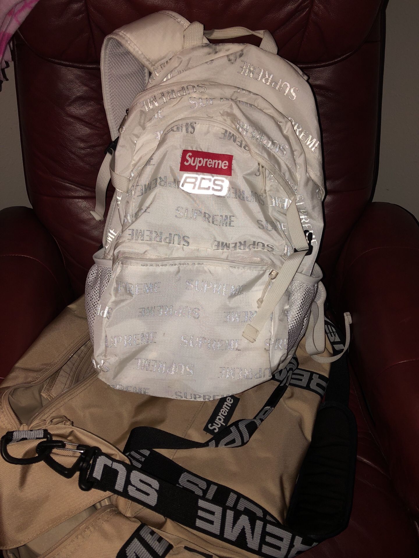 Supreme x RCS backpack